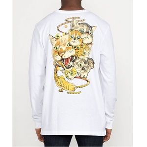 Men’s Vintage Shintaro Kitten Tee (Long-Sleeve)